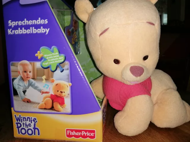 Disney Fisher-Price Winnie the Pooh sprechendes Krabbelbaby Plüsch süß