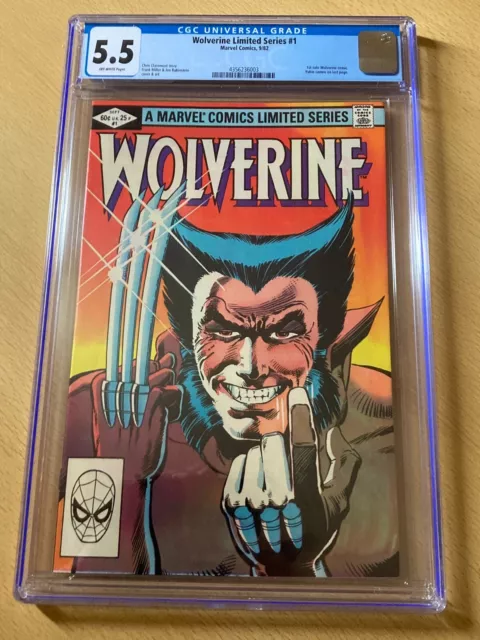 Wolverine 1 Limited Series (1982) - Marvel Comics key - CGC 5.5 FN-