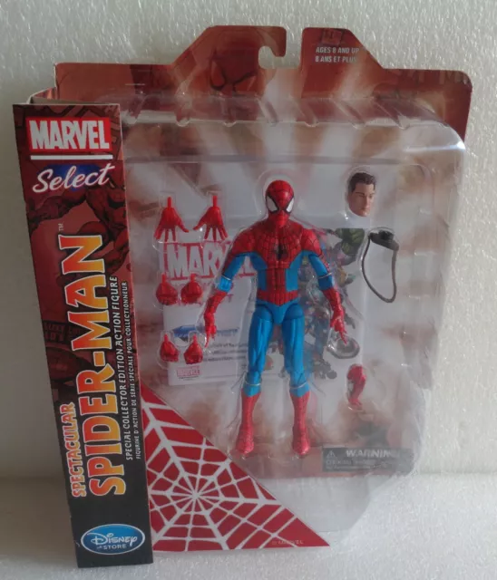 New Spectacular Spiderman Marvel Diamond Select Disney Store Collectors Edition