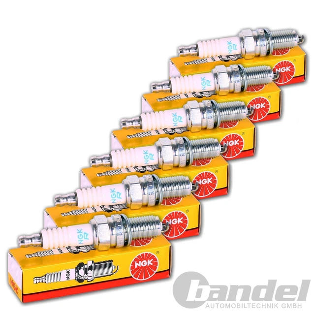 6 NGK ZÜNDKERZEN passend für BMW 3+5+6+7er DAIMLER JAGUAR E TYPE XJ TRIUMPH 2500