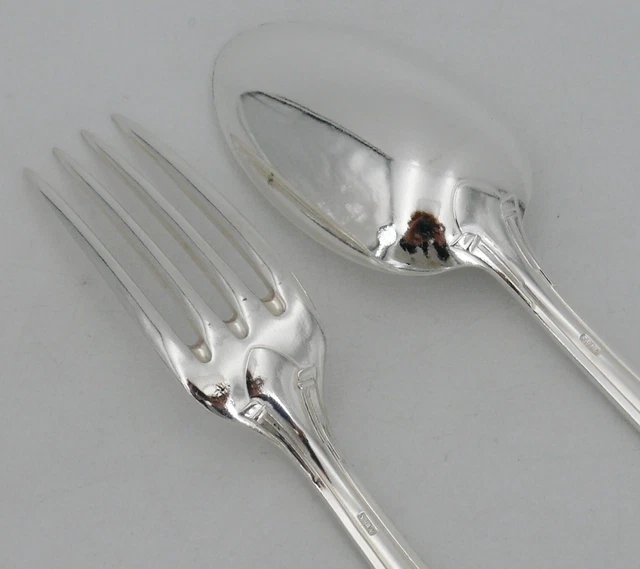 SFAM Art Deco, 62pcs Housewife with Silver Metal Knives, Excellent Condition 3