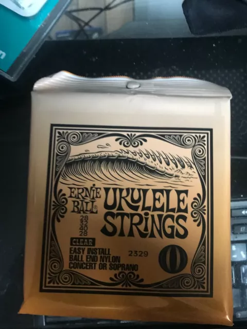 3 Jeux De Cordes Ukulélé ernie ball clear ernie ball ukulele strings set