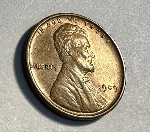 1909-P Lincoln Wheat 1c (No VDB) ~ GEM BU Red Brown Luster  ~ NICE ~ K29