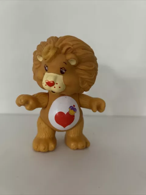 Vintage Care Bears and Friends Poseable Figure Lion Heart, 1980s