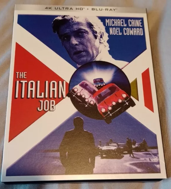 The Italian Job (1969) -  4K UltraHD Blu-ray UHD - Slipcover - Kino Lorber