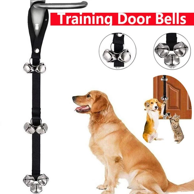 Campana de puerta para perro para ir al baño cachorro entrenamiento de mascotas/perno de puerta/salir de casas S6R6
