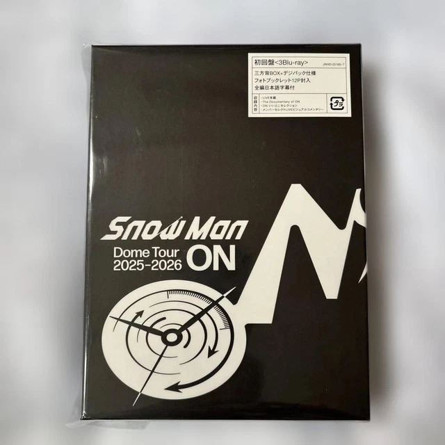 SNOW MAN DOME Tour 2025-2026 Blu-ray 3-Disc Pressing Japan $100.15