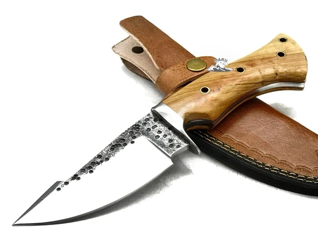 Coltello Scozzese Sgian Dubh lama in Acciaio Damasco