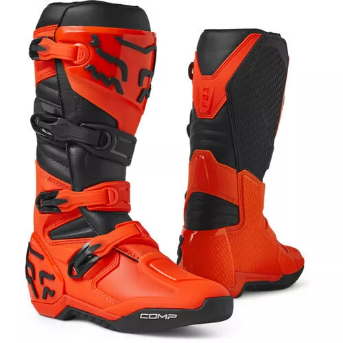 Fox Racing Comp Fluo Orange Motocross Boots Rrp £279.99