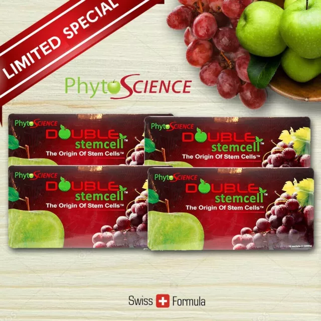 4 Packs PhytoScience Double Stem Cell Anti Aging Acne Treatment Whitening Scar