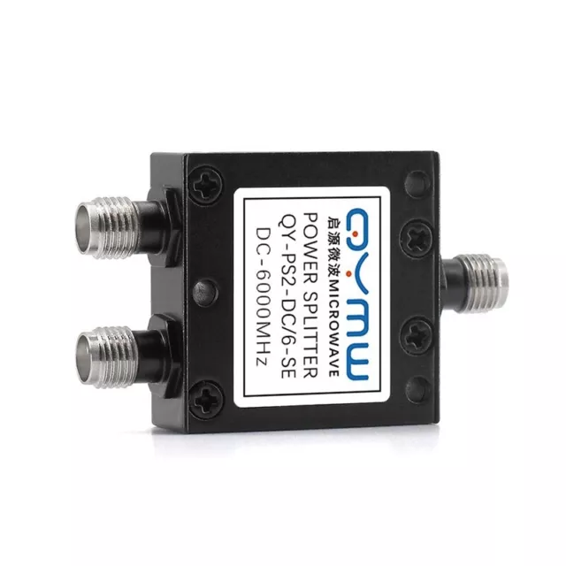 DC-6GHz 2-Way Resistive Power Splitter DC-6000MHz Power Divider QY-PS2-DC/6-SE