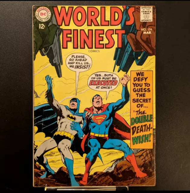 World's Finest Comics #174 F 1968 Comic DC Comics Batman Superman Justice League