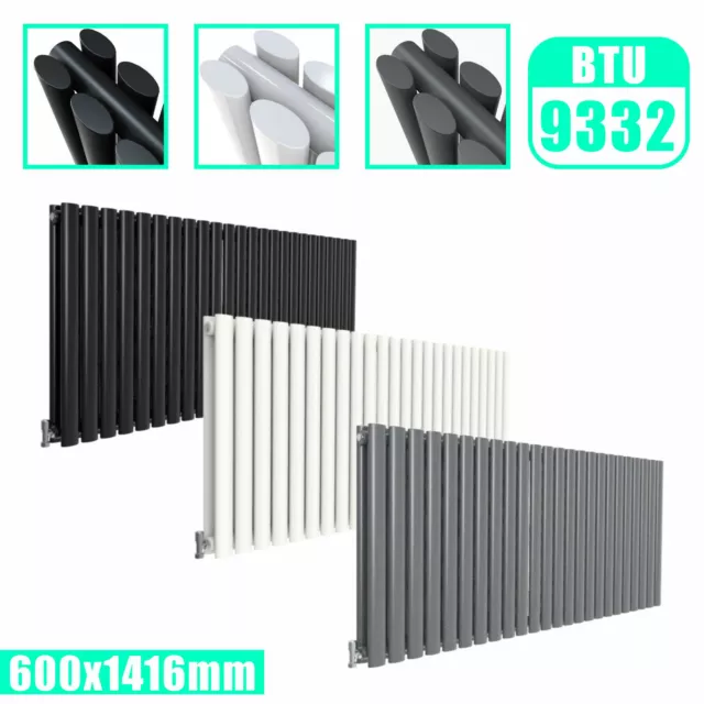 Horizontal Vertical Designer Radiator Flat Panel Oval Column Central Heating