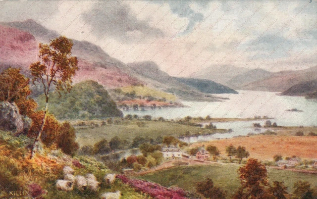 1923 Killin Loch Tay Bonnie Scotland Oilette Postcard