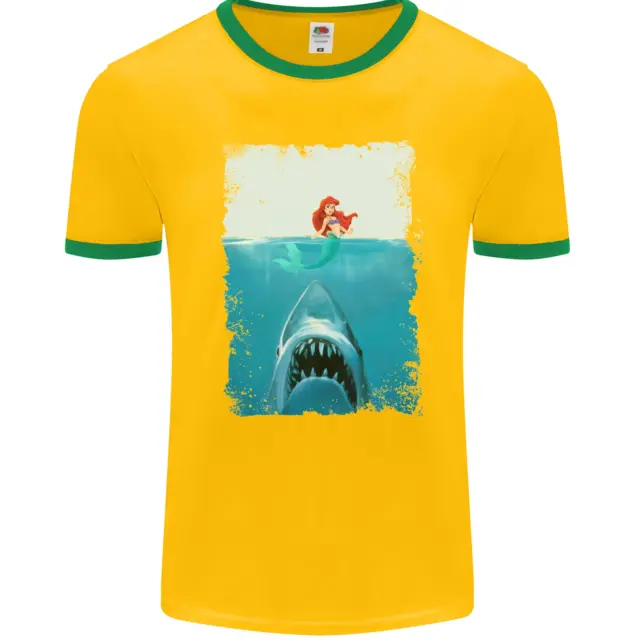 T-shirt lottatore uomo parodia squalo divertente immersione pesca subacquea fotol 5