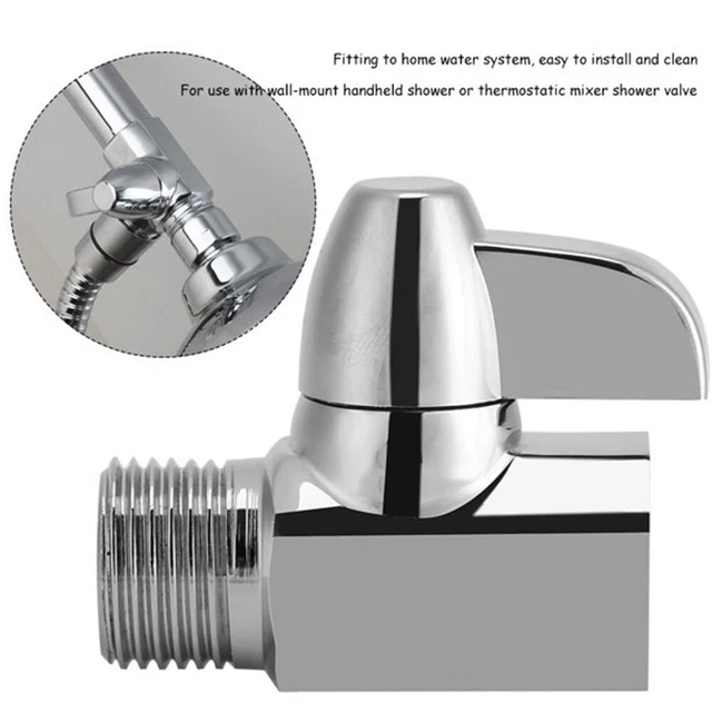 Accesorios de válvula desviador grifos de ducha G1/2 pulgadas revestimiento en forma de T de tres vías