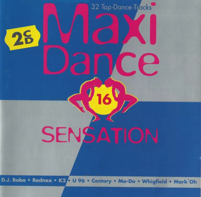 Maxi Dance Sensation 16 - 2 CD 1995 - Extended Versions - U96 DJ Bobo Whigfield