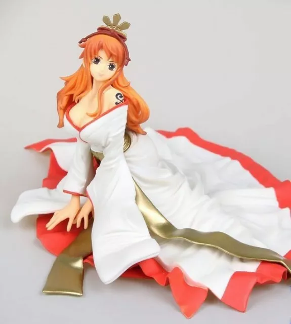 One Piece The White kimono Nami Anime Figures PVC Toy New In box Gift