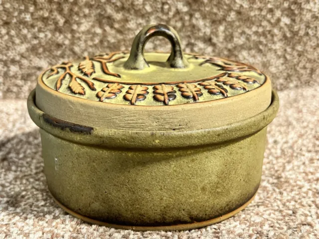 Vintage Tremar Cornish Pottery Lidded Pot Serving Dish  1960'S