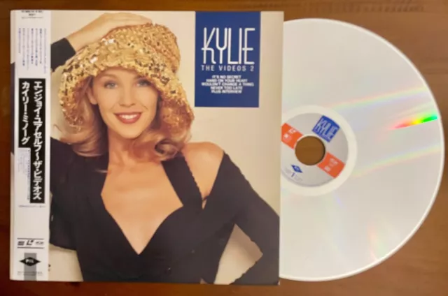 KYLIE MINOGUE - THE VIDEOS  2 Very Rare Laserdisc 1990