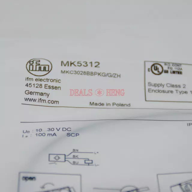 1PZ PER sensore interruttore magnetico cilindro IFM MK5312 NUOVO