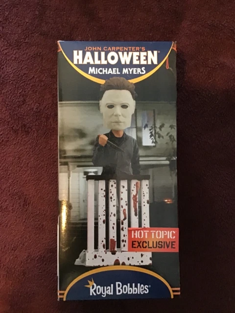 John Carpenter’s Halloween Michael Myers Royal Bobbles Bobblehead BLOODY FENCE