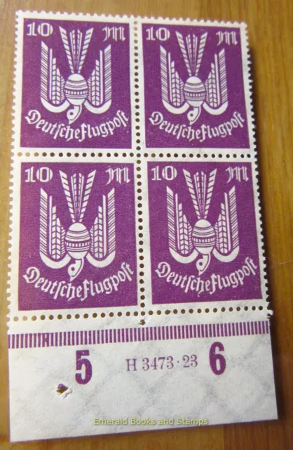 EBS Germany 1923 Airmail Flugpost Wood Dove (III) Michel 264 HAN H 3473.23 MNH**