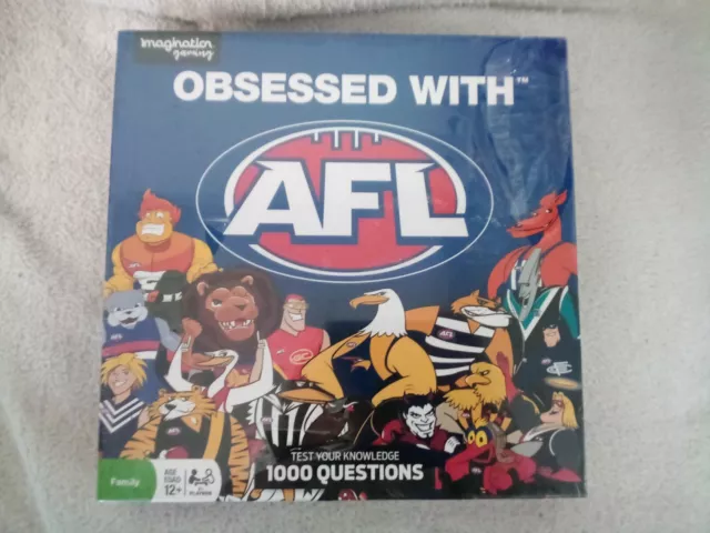 AFL Game, "Obsessed With AFL", 1000 Questions; New In Box. By Imagination Gaming