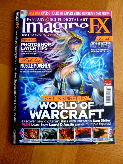 IMAGINE FX  Magazine + DVD ~ Fantasy & Si-Fi Digital Art, Christmas 2012