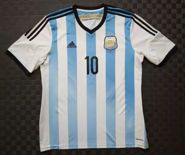 ARGENTINA World Cup 2014 Jersey Shirt Camiseta Football Soccer LIONEL MESSI "XL"