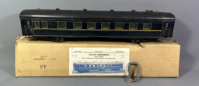 Voitures Munier échelle 0 (1/43.5) - Type Fournereau RVZero - Acier Embouti - Occasion