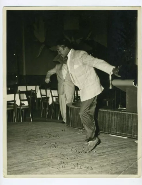 African American One Legged Dancer Original Vintage Signed Photo CRIP HEARD