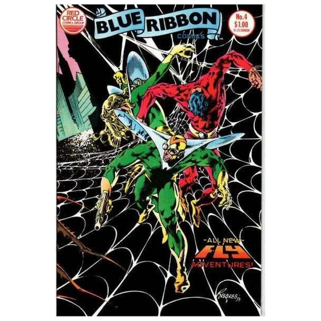 Blue Ribbon Comics (1983 series) #4 in VF condition. Red Circle comics [t~