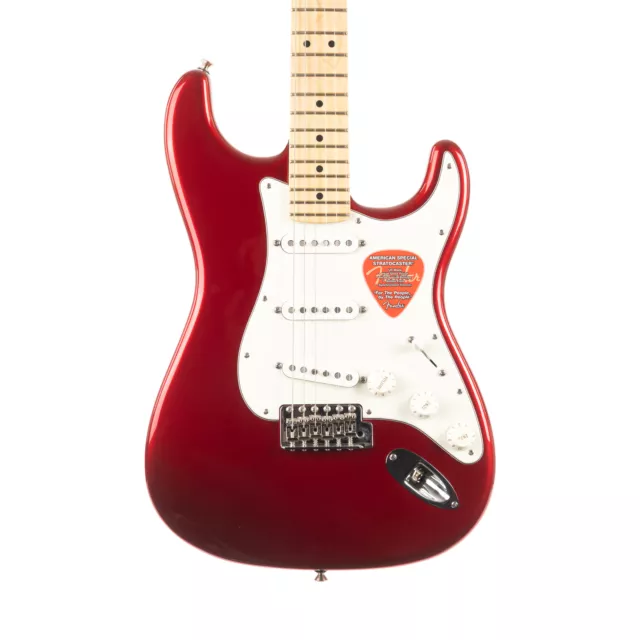 Fender Usato American Speciale STRATOCASTER Candy Apple Rosso 2011