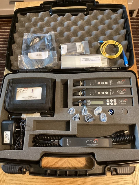 ODM TTK500 SM / MM Fiber Microscope Power Loss Test Set; DLS355, DLS350, RP460
