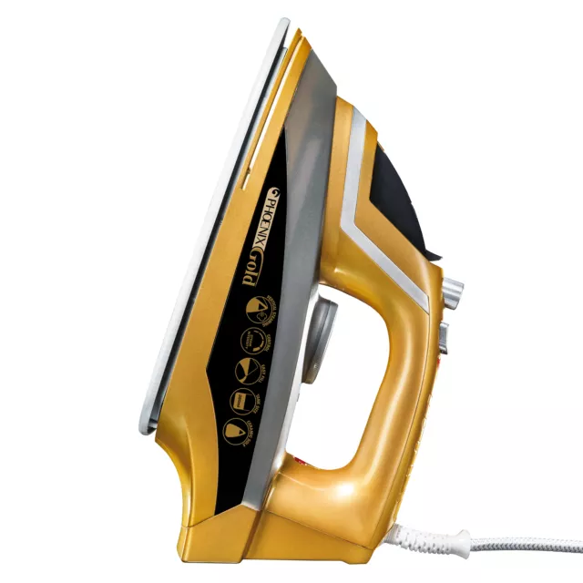 JML Phoenix Gold: Iron With Built-In Steam Generator & Ceramic Sole Plate 2200W 3