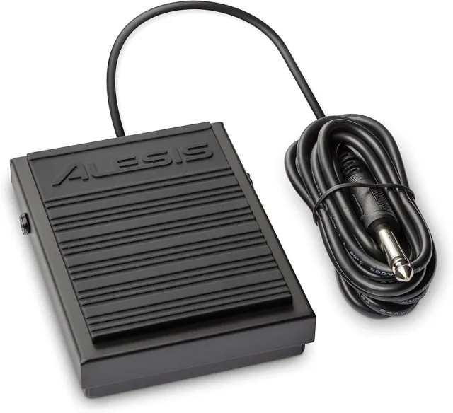 Alesis ASP-1 MKII Universal Sustain Pedal and Momentary Footswitch with 5ft cab