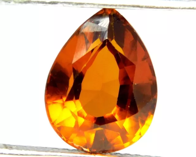 6.0 Ct Transparent Non Chauffé Grenat Hessonite Forme Ovale Pierre Gemme En...