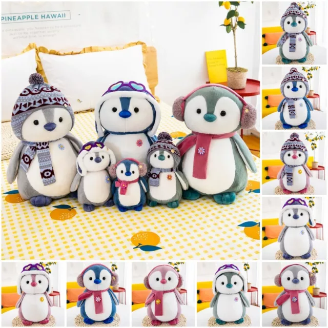 PLUSH IN PENGUIN 7-17.7 Cartoon Toy Soft Cute Gift Children For Doll  Companion $21.82 - PicClick AU