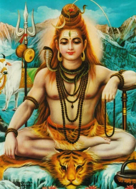 Buddhistische Postkarte "Shiva"