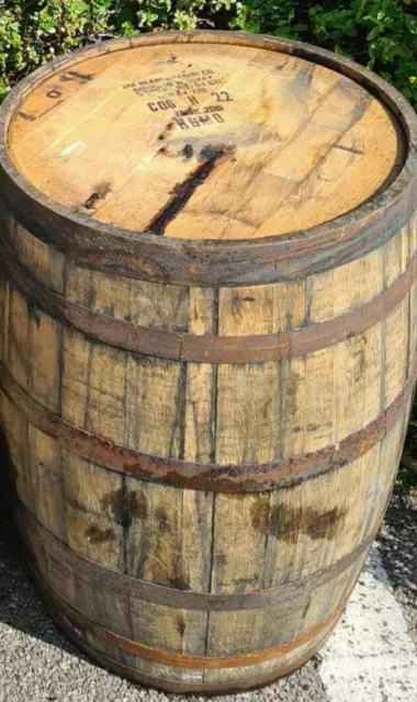 Whiskey Oak Wooden Barrel Garden Man Cave Home Outdoor Bar Reclaimed Rustic