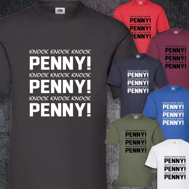 Knock Knock Knock Penny - T-Shirt Bazinga Big Bang Theory Sheldon Fanshirt