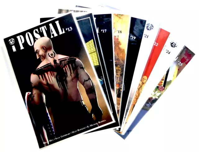 Top Cow POSTAL #13 15 17 18 19 21 22 24 25 HORROR Lot VF/NM to NM Ships FREE!