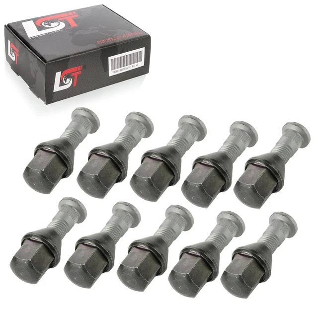 Goujon De Roue + écrou - Compatible Toyota Yaris Prius Rav4 Hiace Avensis - Neuf - Inde