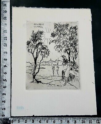Ex Libris Top P 195 - " Anno 1969 ! Fanciulla Lake " - * Rudolf Koch * - C !