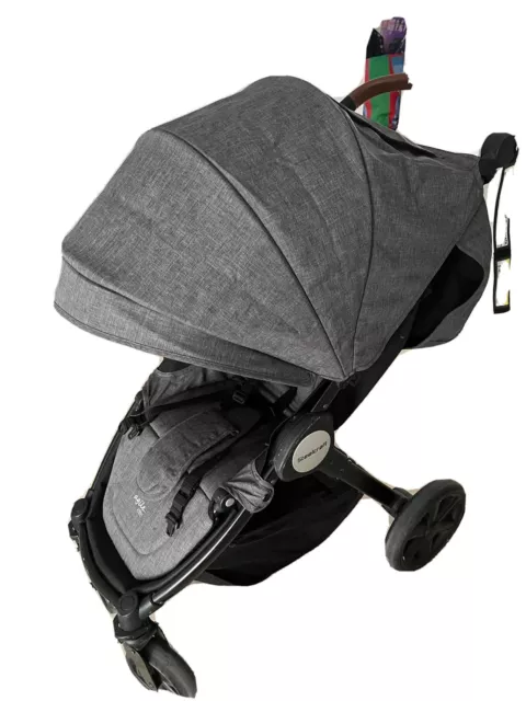 Steelcraft Agile Elite Charcoal Grey Pram Stroller