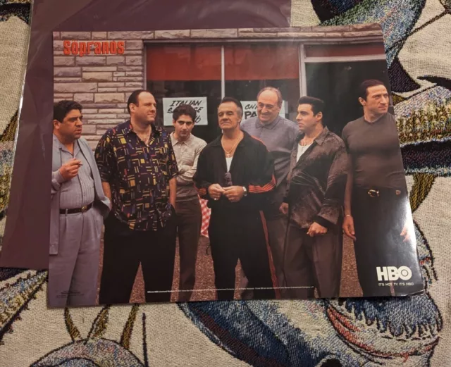 Vintage 2001 HBO The Sopranos Scorpio Posters 19 Street Brooklyn Poster