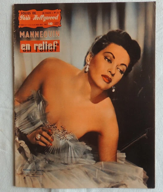 Vintage Glamour Magazine Folies de Paris et de Hollywood n°21 - TBE