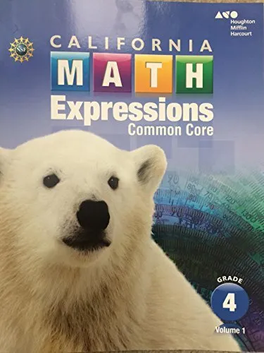 HOUGHTON MIFFLIN HARCOURT MATH EXPRESSIONS CALIFORNIA: *Excellent Condition*
