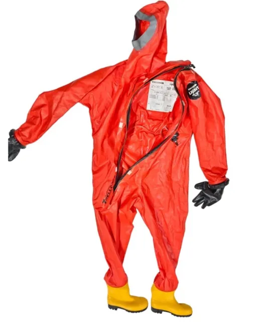 ANSELL Trellchem Light Chemical Hazmat Suit Type 1B - Size XL